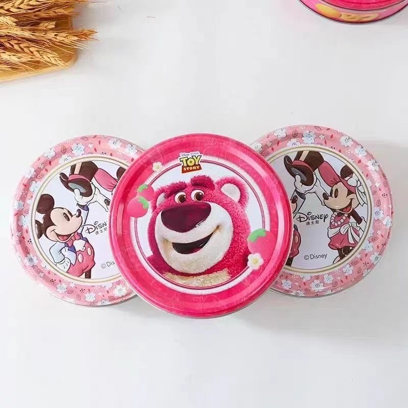 Children Style Round Cookie Tin Box