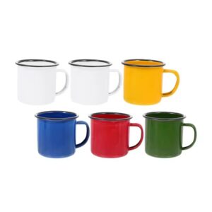 High Quality Enamel Mugs Water Coffee Cups custom LOGO