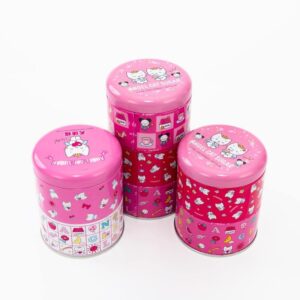 Hot Sales New Products Food Grade Round Metal Container Candy Sugar Cookie Tin can Packaging Box for baking Cake