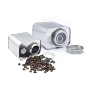 Low Price Sealed Metal Coffee Bean Tea Leaf Storage Cans Coffee Tin Cans