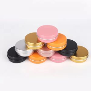 Metal Tin Can Container Manufacturer Round Aluminum Jar Can 20g Stored Cosmetic Aluminium Tins For Tea Spices Hand Facial Cream