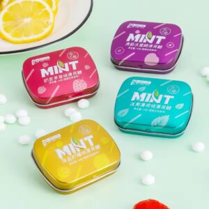 Wholesale free sample metal custom printing chew gum mini mint tin box for candy storage