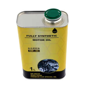 1L empty square metal tin can for motor oil brake cleaner car oil engine fluid paint