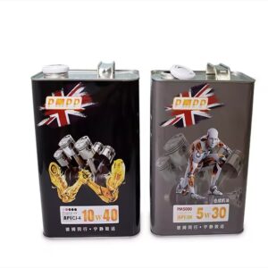 4L Custom Design Printing Engine Oil Tin Can 178*112*240 Lubricating Oil Motor Oil Container China Factory