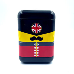 Cartoon Style Tea Tin Can with Lid