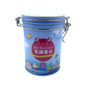 Durable Latch Tin Can with Lid