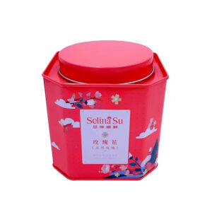 Wholesale Round Empty Metal Tea Tin Can Container Tea Tin Box