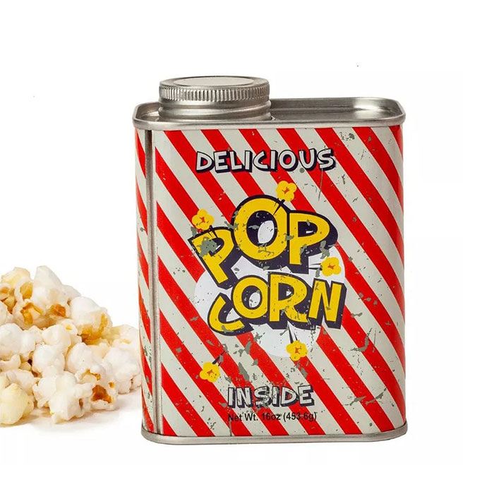 Food Grade Popcorn Metal Tin Can