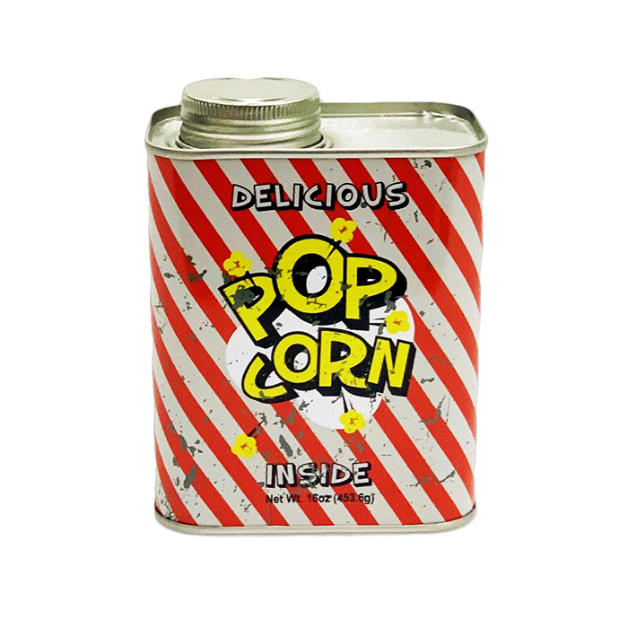 Food Grade Popcorn Metal Tin Can