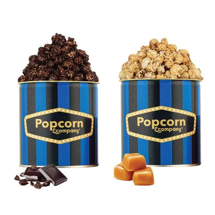 Round Shape Popcorn Tin Box