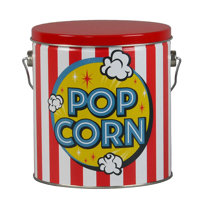 Wholesale Popcorn Tin Can with Handle