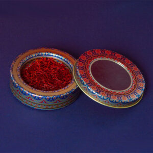 Factory Direct Wholesale Saffron Metal Tin Packaging 1g 3g 5g 10g Saffron Gift Box Saffron Packs